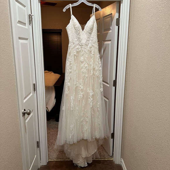 David’s Bridal - Melissa Sweet A-Line Dress - Picture 5 of 6